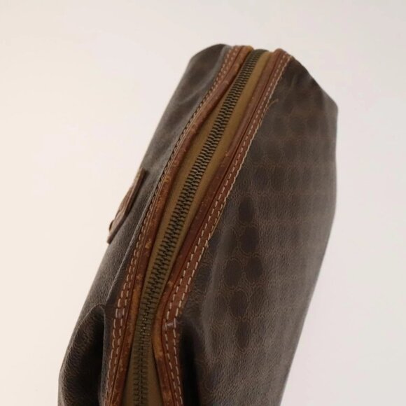 FENDI Celine Zucca Canvas Macadam Canvas Bag PVC 2 Set Beige Brown Auth ti3415 - Picture 12 of 15